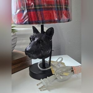 Black Scotty Dog Karma Home KH Mini Table Lamp